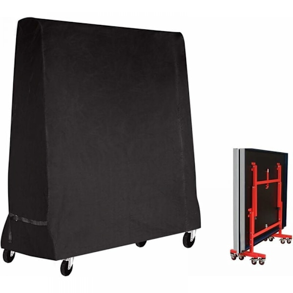 Sort (165 x 70 x 185 cm) Vandtæt Bordtennisbord Dækken Have P