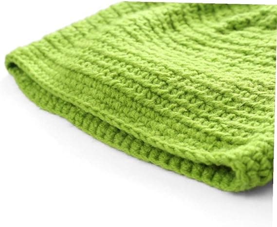 Unisex håndstrikket vinteruldhat Beanie Cosplay Dome Cap til W