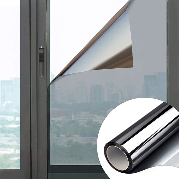 1pc (30*200) One-Way Window Mirror Film Anti-Heat Mirror 99% Anti