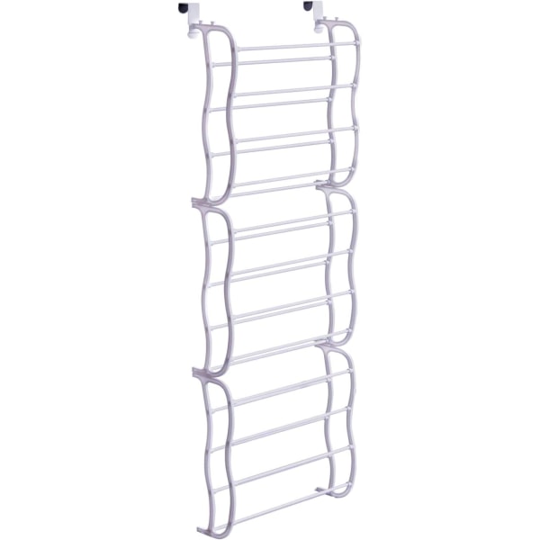 12 Floor Door Shoe Rack, 36 Pairs Shoe Cabinet Foldable Hanging S