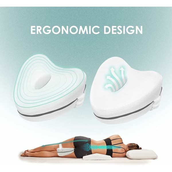 Benløft Puder Memory Foam Benpude Knæ Benpude til Sovende Knæ