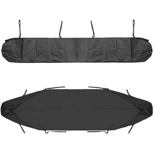 1 stk. sort (200 cm) markisebeskyttelsespose, 4 m støvtæt terrasse