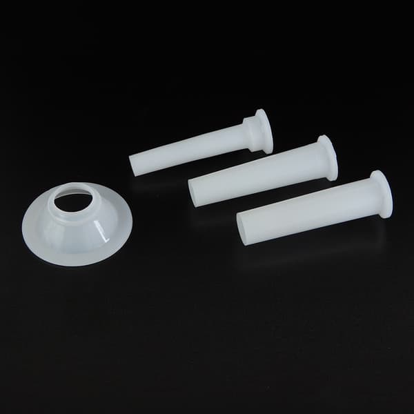 Set med 2 plasttrattar för köttkvarn storlek 32 (4 st)