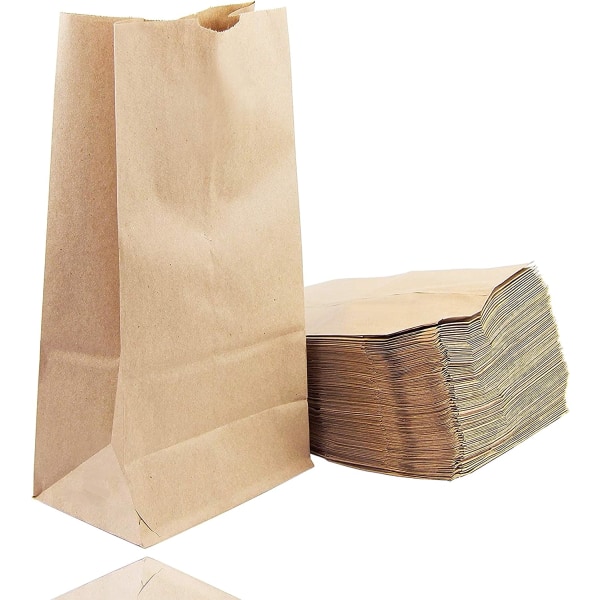 Kraftpapperspåsar gjorda av starkt papper, används som påsar, papperspåsar,
