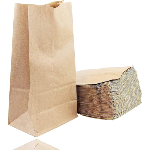 Kraftpapperspåsar, starka, används som påsar, papperspåsar, påsar; pa