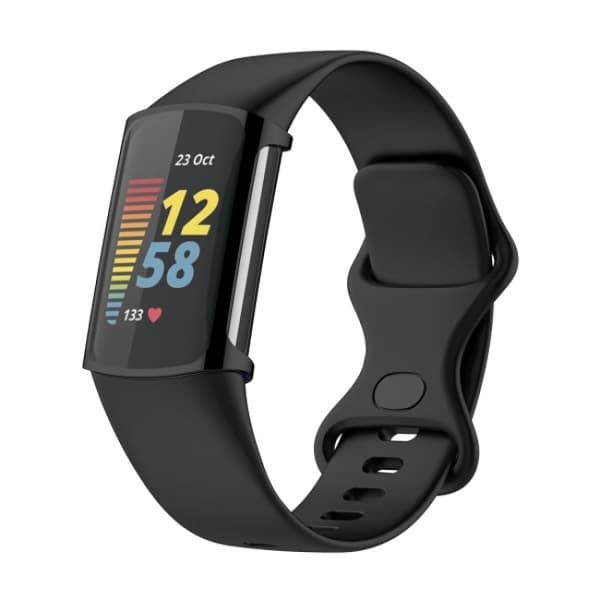 Beskyttende skærmbeskytter til Fitbit Charge 5/6 Sort