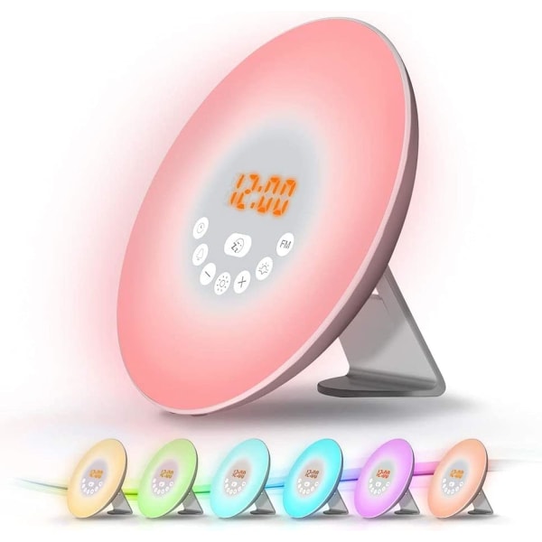 Radio Alarm Clock Light Bedside Lamp Alarm Clock LED Light Touch