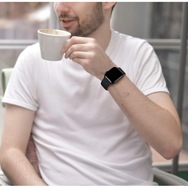 Kompatibel med Apple Watch76 rem, iwatch8 spænde silikone rem
