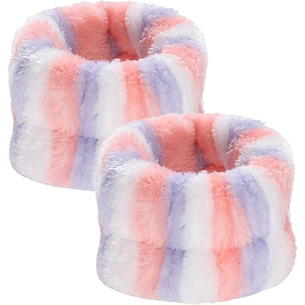 2 st tvättlappar för ansiktet, spa-armband, elastiska