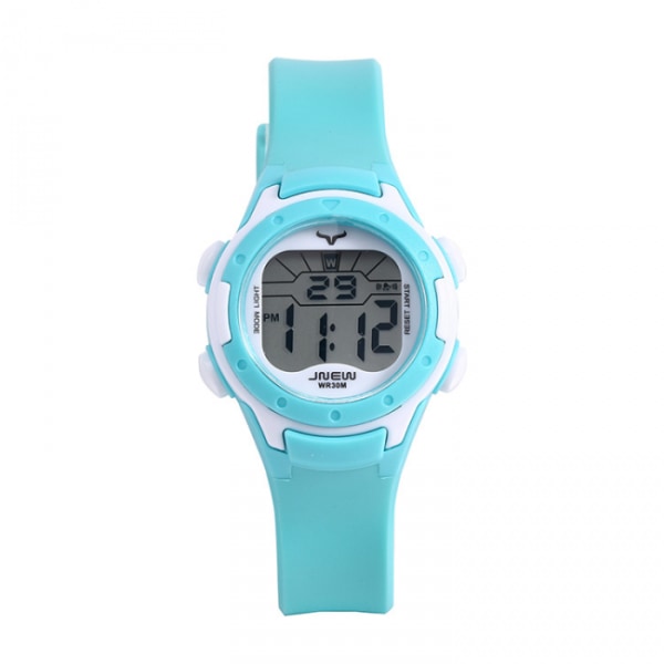 2 stk Blue Simple Electronic Watch -Functional Sports Electronic W