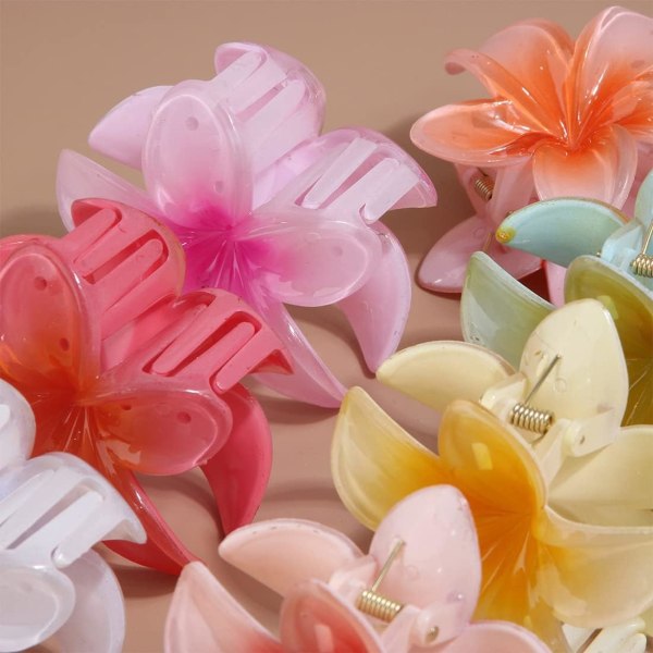 4 stk. hårklemmer, hårklemmer til kvinder, hårklemmer, hårklemmer, Flowe
