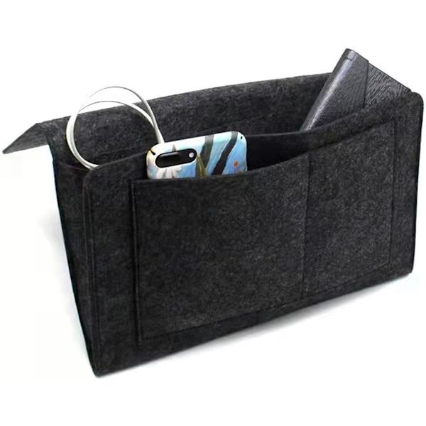 (Sort) Tom Sofa Bed Opbevaringspose, Filt Sengeside Opbevaringspose, Sof