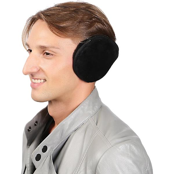 Öronvärmare Unisex Klassiska Fleece Öronmuffar Vintertillbehör Utomhus