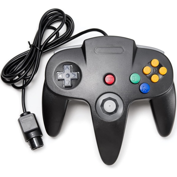 N64 Joystick Retro Gamepad, N64 Wired Game Controller för N64 Con