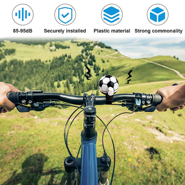 2 st cykelklocka, 2 st cykelklocka boll barncykel B