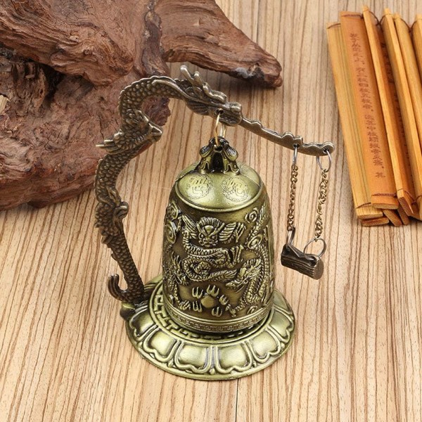 Vintage Dragon Bell, Petit accrocher -sisustus Ornement de Cloch