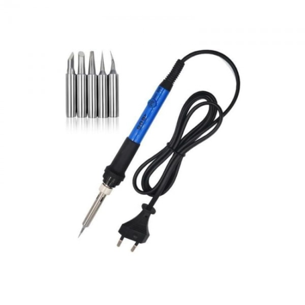 Loddekolbe 60W loddestation justerbar temperatur og b