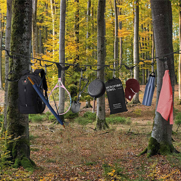 Utomhus camping hängande repset, utomhus tält förvaring hängande rep