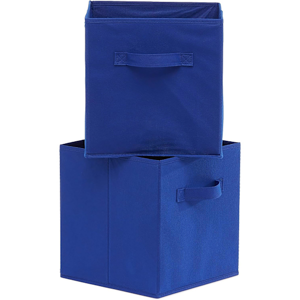 30 x 30 x 30 cm, Marinblå Basics Pack med 1 hopfällbar tygförvaring