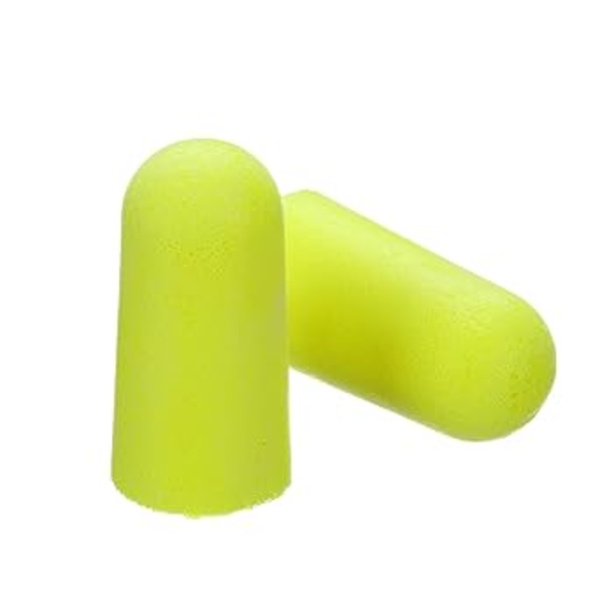 Set med 2 fluo gula öronproppar