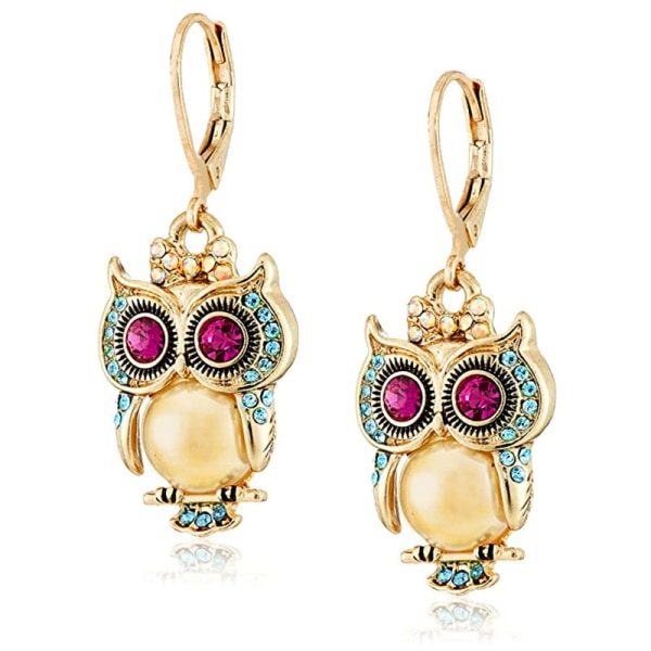 Pearl Critters Owl Drop øreringe