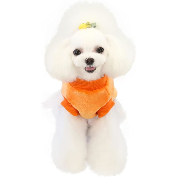 1 st Hundtröja Hundkläder Fleece Hundtröja Varm Vintertröjor