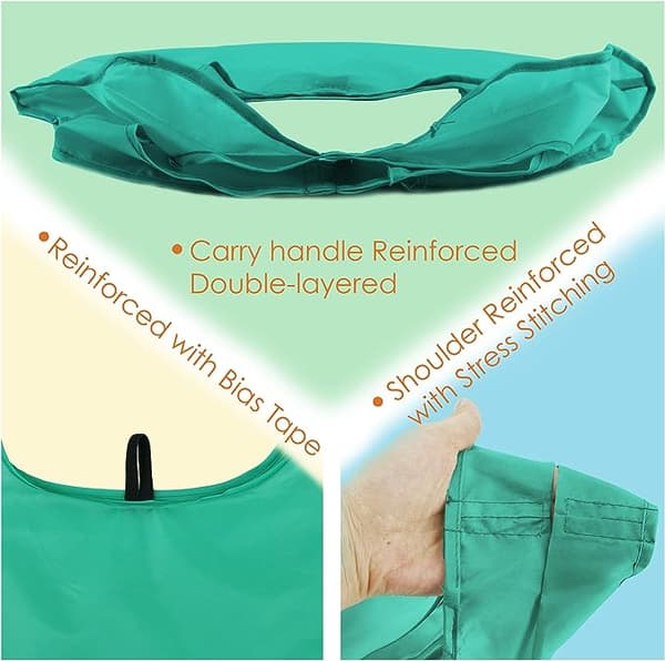 Genanvendelige indkøbsposer - Foldbare - Maskinvaskbare - Genanvendelige