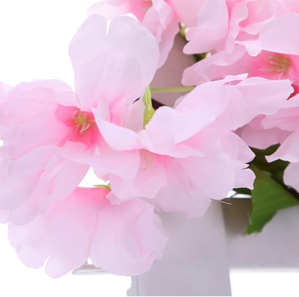Samppanja väri-2 kpl x230cm Tekokukka Sakura Ripustus V