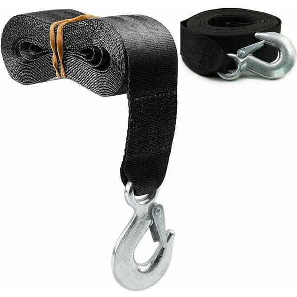 (5CM 6M) Trailer Winch Strap Heavy Duty Marine Boat Trailer Winch