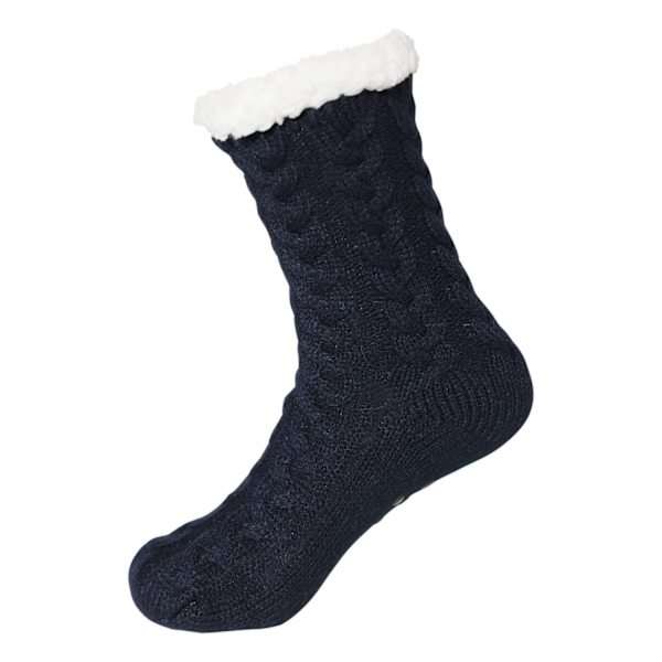 Herre tøffelsokker Vinter Sklisikre Varme Sokker Fleece Termiske Tøfler