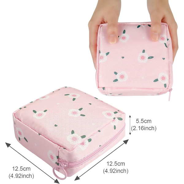 Sanitærbind Oppbevaringspose 2 PCS Periode Kit Tamponpose Skole Ny