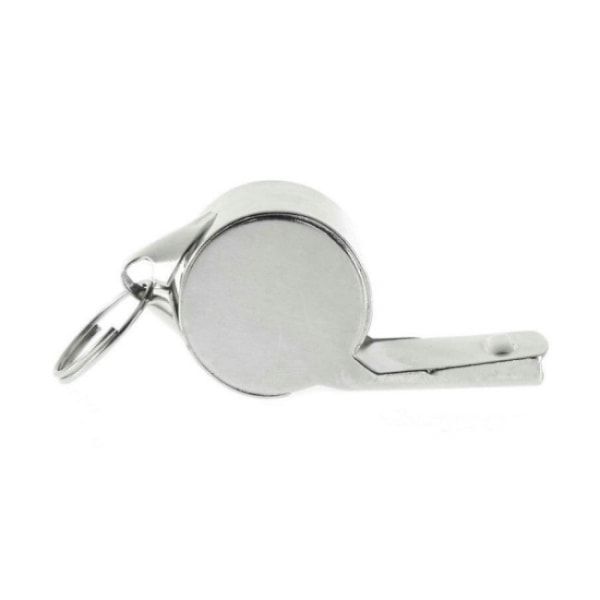 2-pack - Visselpipa i metall silver