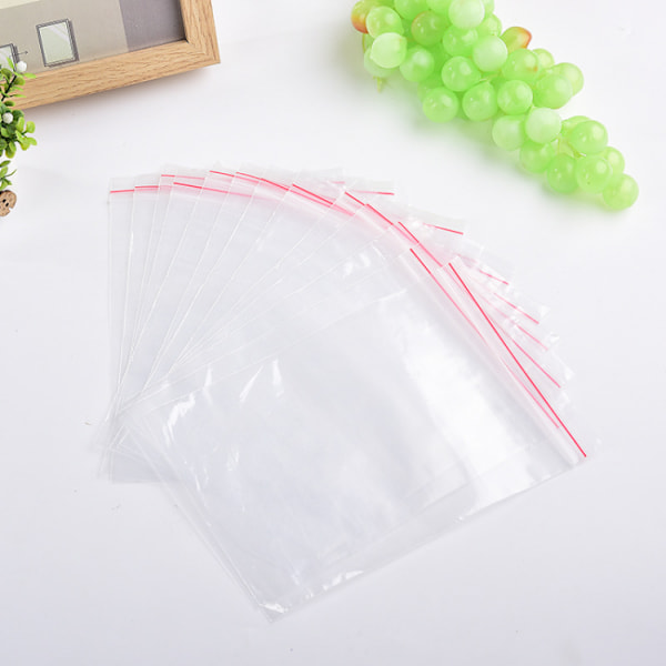 100-pak - Ziplock / Zip Lock poser / Zip Lock poser Transparent