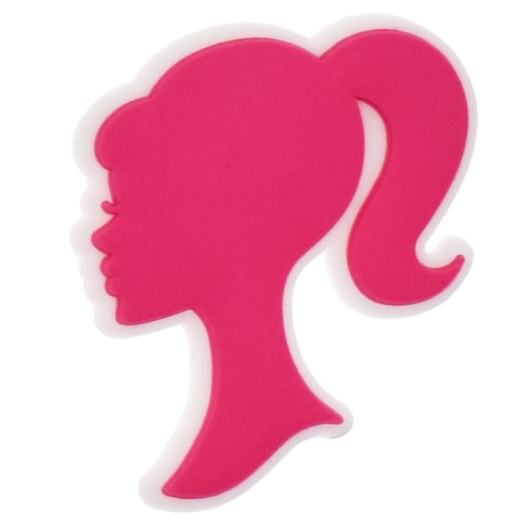 54 st Cartoon söt Barbie Princess PVC mjukt gummi avtagbar