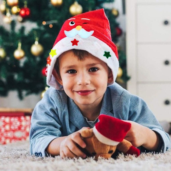 Julemandshue, 3 stk. Julemandshue, Julehuer, Julemandshue til Holid