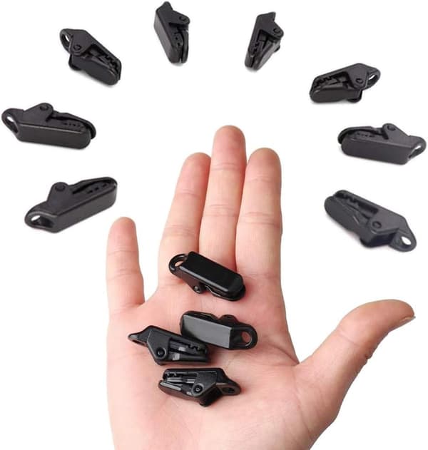 Klips Bache, Klips Telt, Klips i Plast, 10 Klips Klips De Bâche
