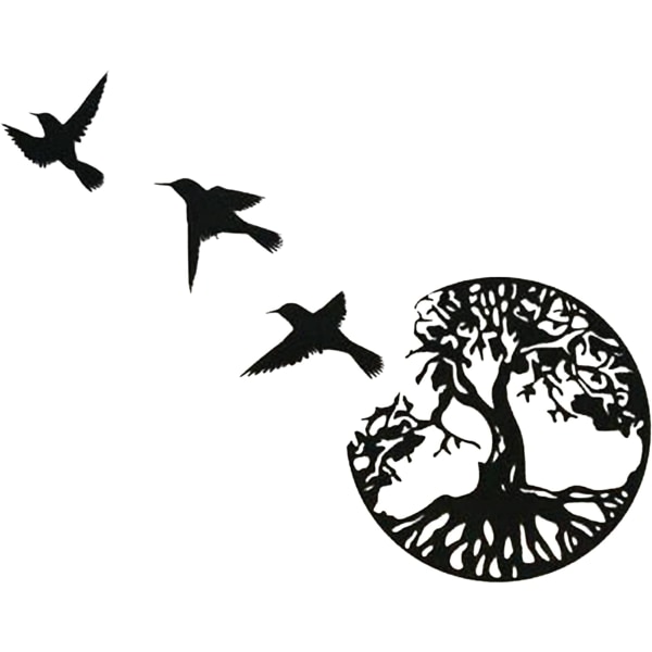 Metalliseinataide, Elämänpuutaide, Metallipuun perheen logo, Wall De