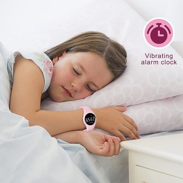 Barneklokke, Tenåringsgutter Digital Sport Fitness Tracker Watch, wi