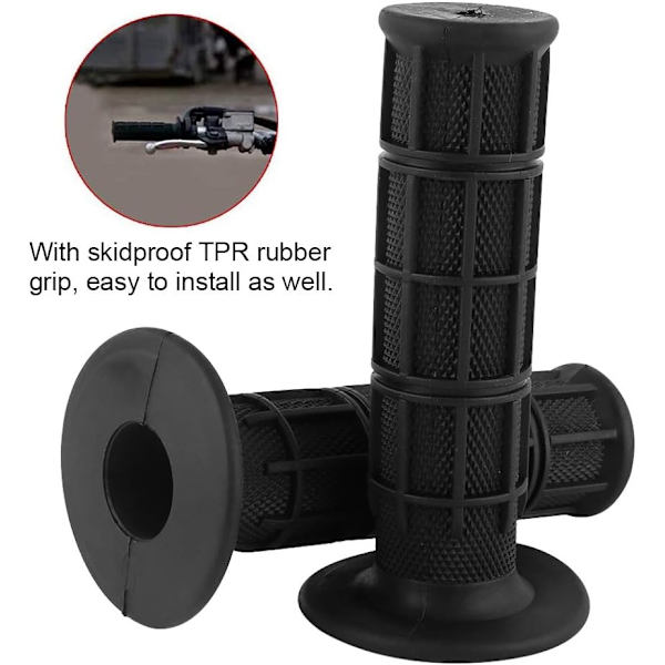 1 par gummihåndtak for styret (22 mm), ergonomisk sklisikkert MTB-grep