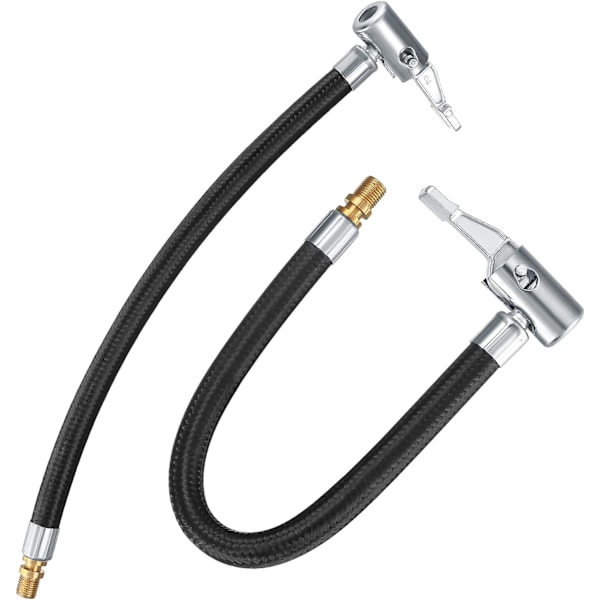 2 stk. Dekk Inflator Slange, 30cm Sykkel Slange Ventil Inflator