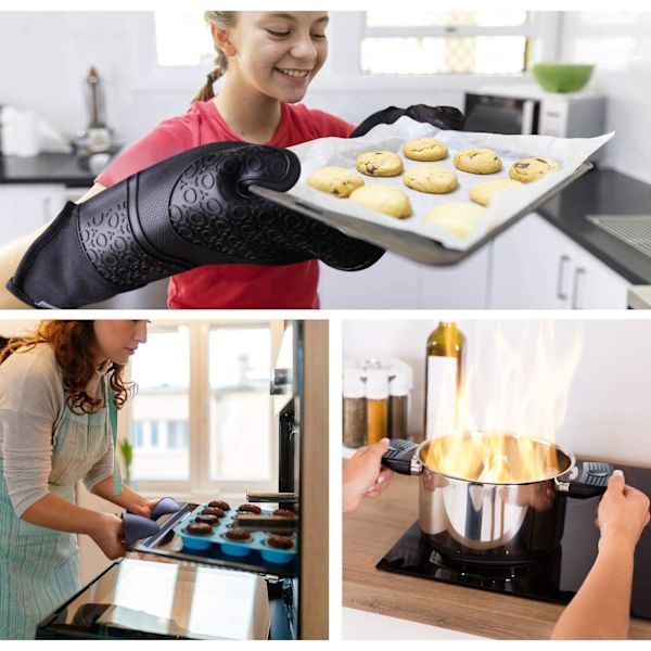 Silikonugnsvante-set 8 i 1 Vattentät och värmebeständig Kitche