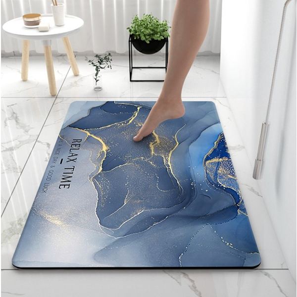Liukumaton kylpymatto, imukykyinen lattiamatto 50 x 80 cm pehmeä ja mukava