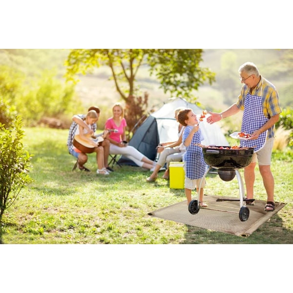 (95x80cm) Brandskyddsmatta | Eldfast Matta | Grillmatta | Grill