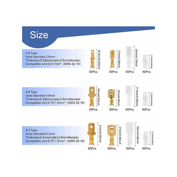 Crimpverktyg Tång Terminal Ferrule Crimper Tråd Handverktyg Set
