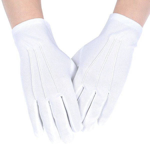 1 pair of felt gloves nylon gloves white gloves nylon