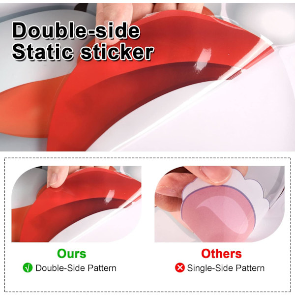 (Jul)Jule Vindue Stickers Jule Stickers Dekoration