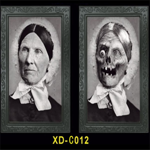 Horror Fotopakke med 3 3D Linse Magiske Animationsfoto Rammer 28 *