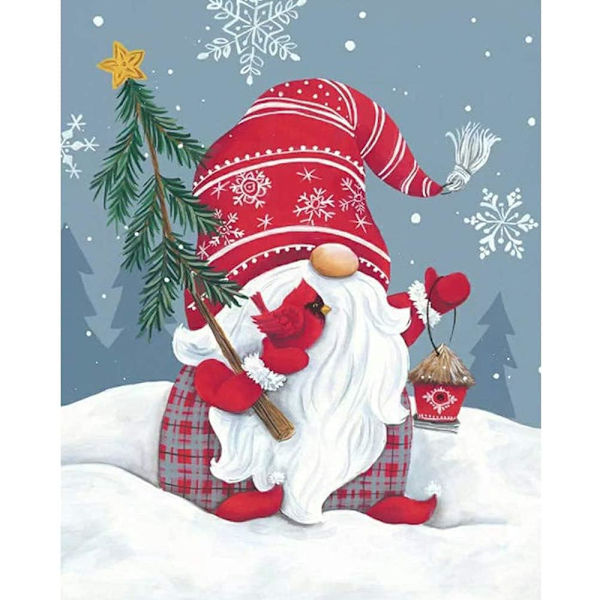 Timanttimaalaus, de Peinture de Diamant Winter Christmas DIY 5D