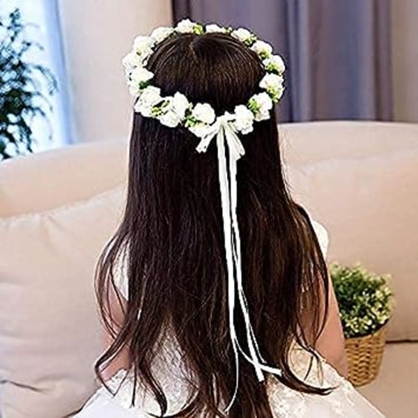 1 stk. fehovedbånd, justerbart hårbånd, sash og krone H