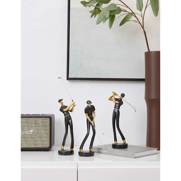 Amoy-Art Golfer Statyett Figur Dekor Modern Inter
